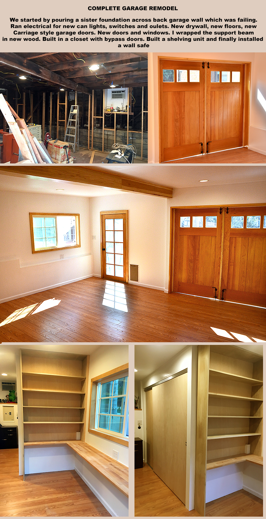 garage remodels and additions