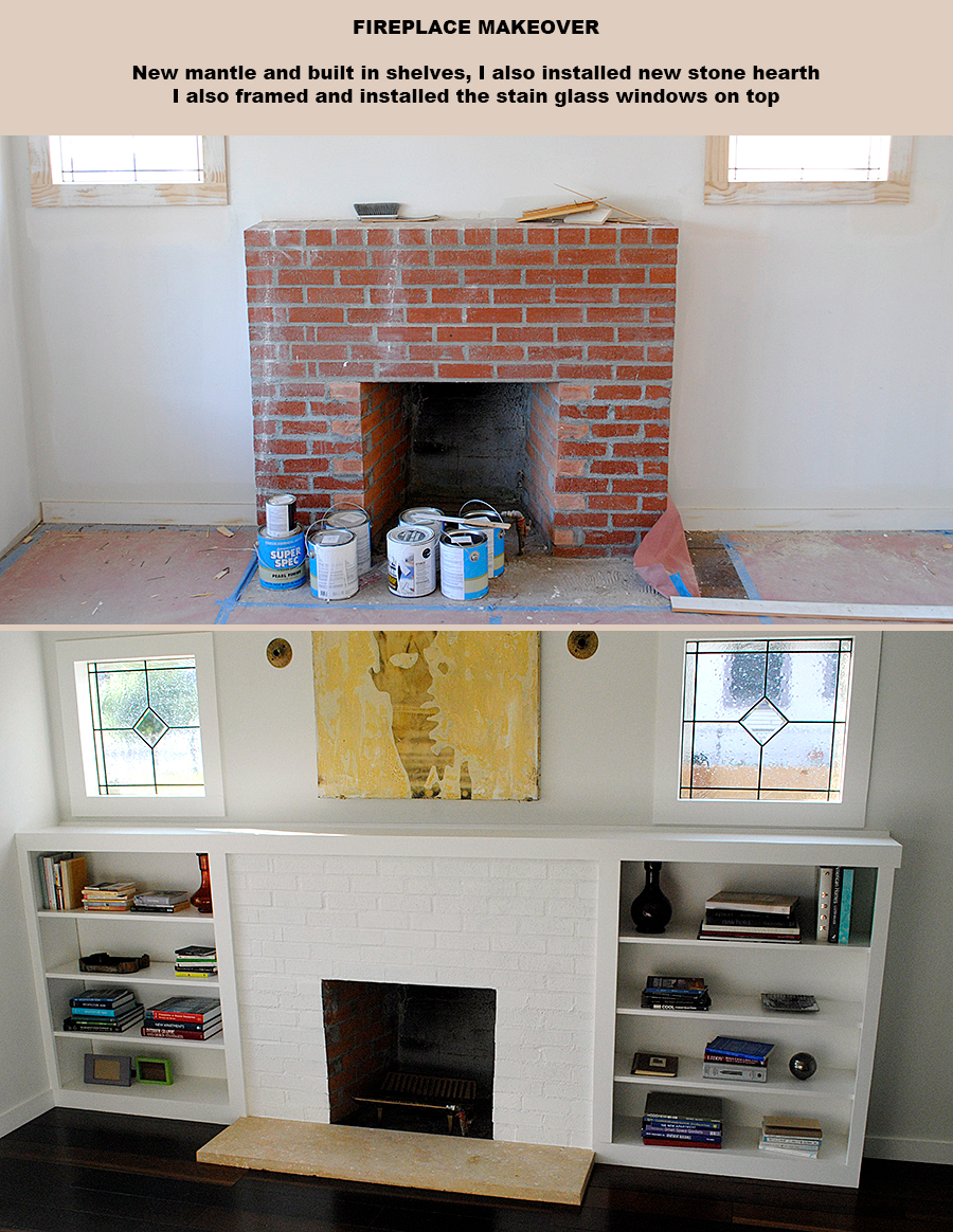 fireplace built in