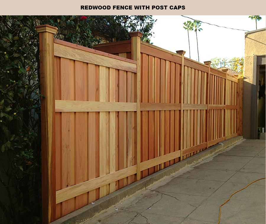 redwood fence